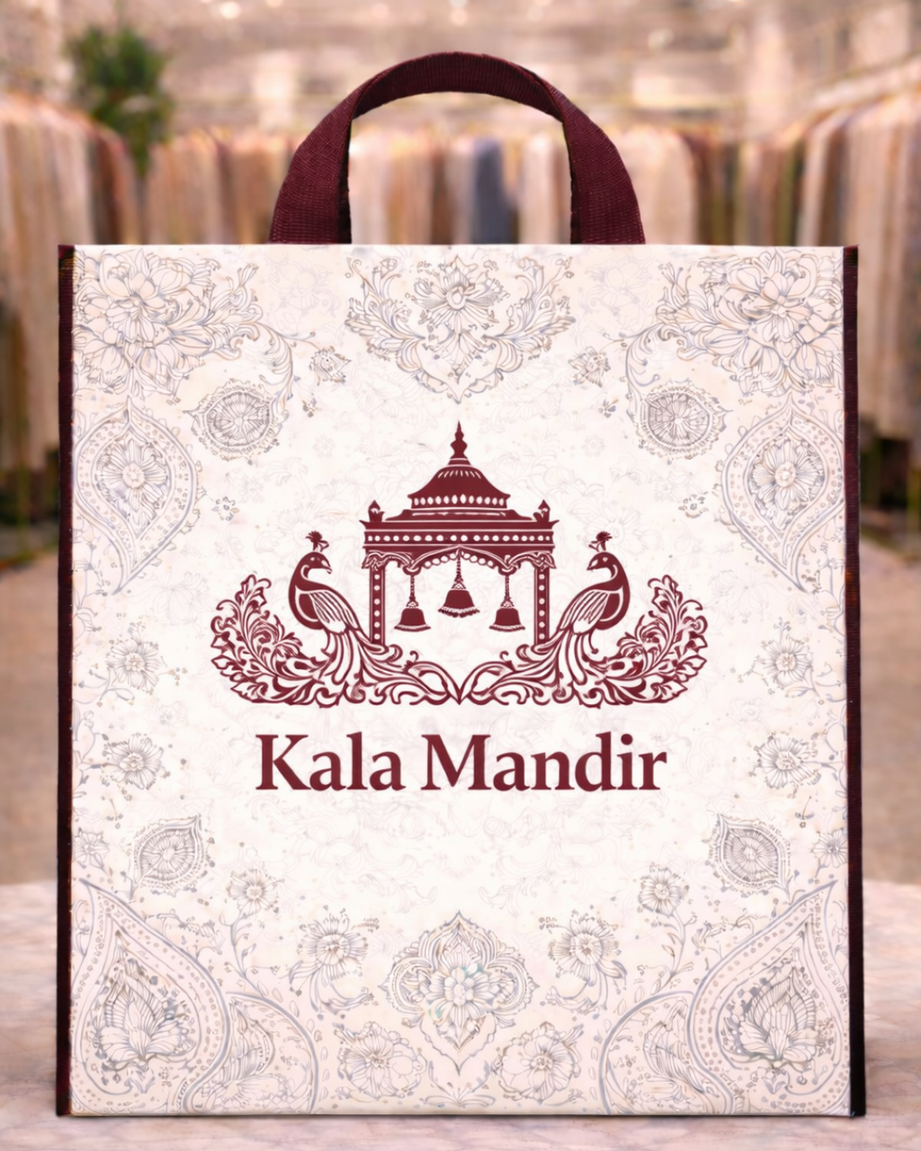 Loop Handle Bags with Piping | 15x19" | 80 GSM | MOQ-3000pcs