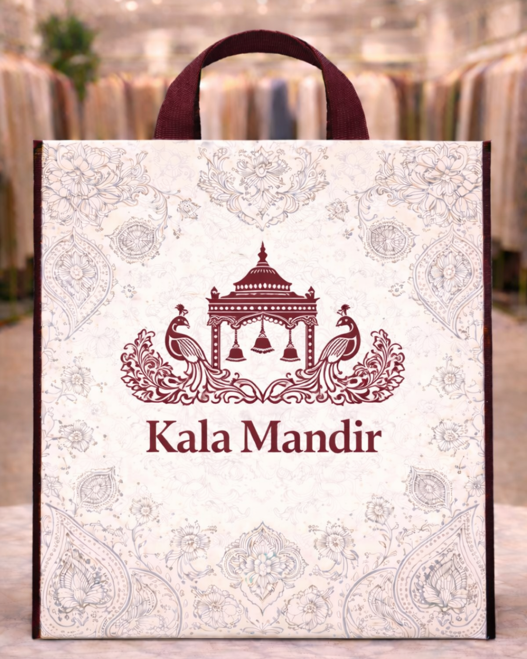 Loop Handle Bags with Piping | 15x19" | 80 GSM | MOQ-3000pcs