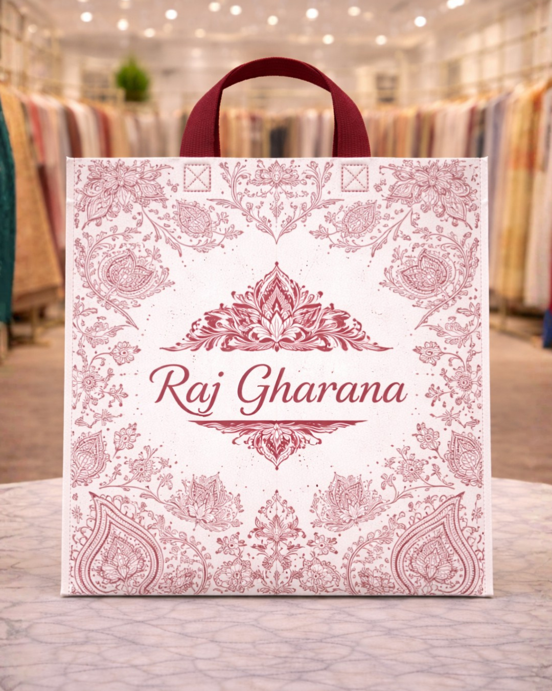 Nonwoven Loop Handle Bags | 15x19" | 80 GSM | MOQ 3000 pcs