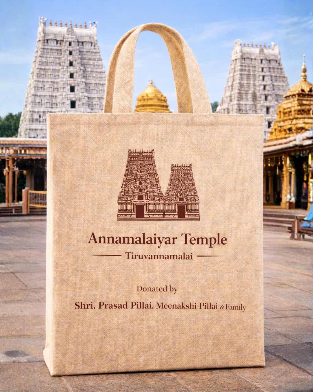 Temple Donation - Prasadam Bags | Material, Size, Color Customizable | With or Without Zipper | MOQ 5K pcs