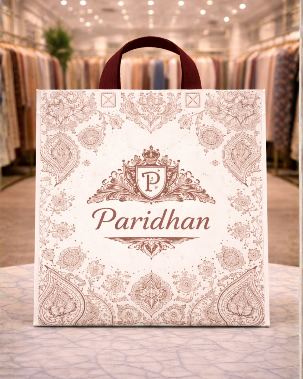 Loop Handle Bags | 16x21" | 80 GSM Nonwoven | MOQ 3000 pcs