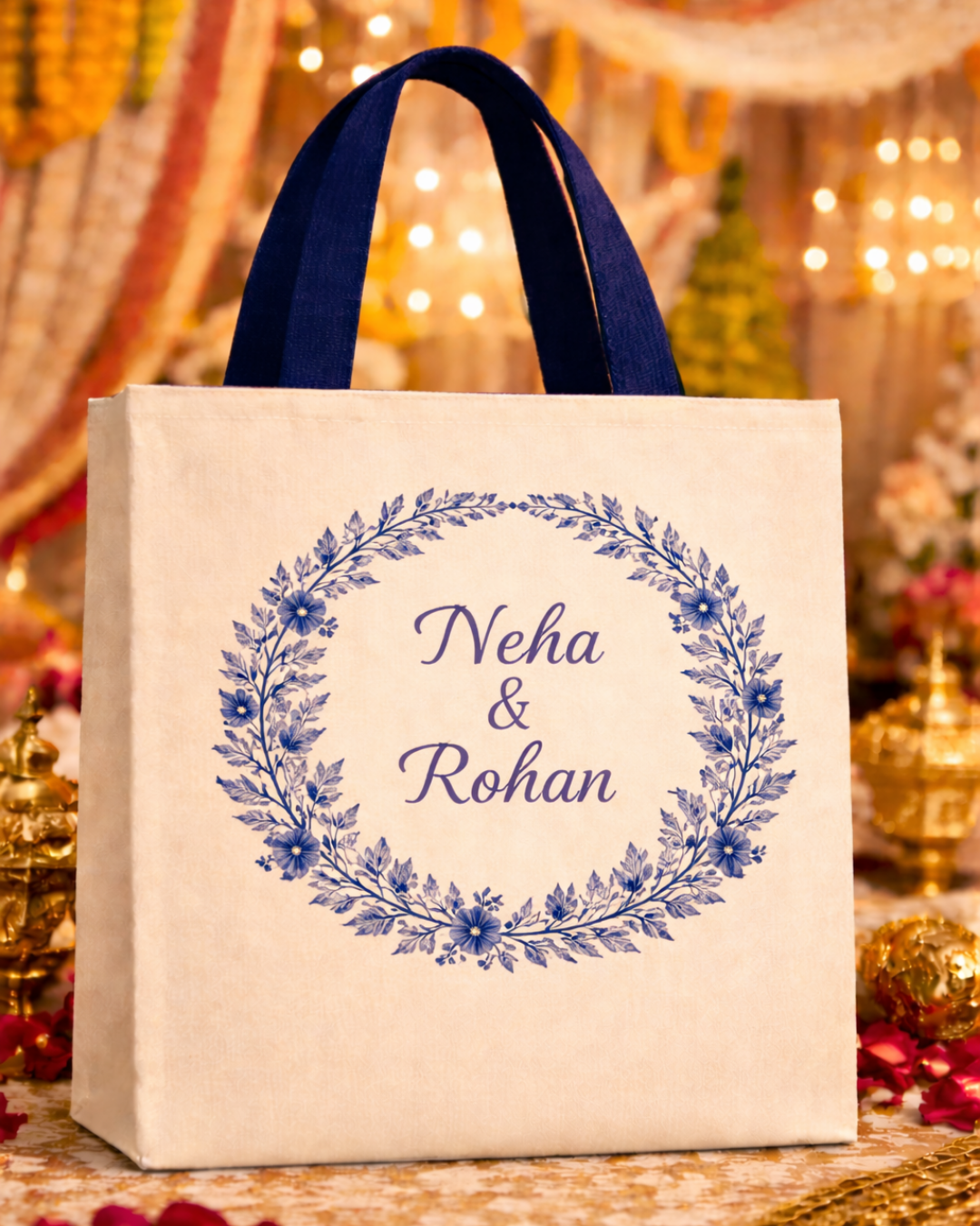 Wedding Return Gift Bags | Material, Size & Color Customizable | With/ Without Zipper | MOQ 1K pcs