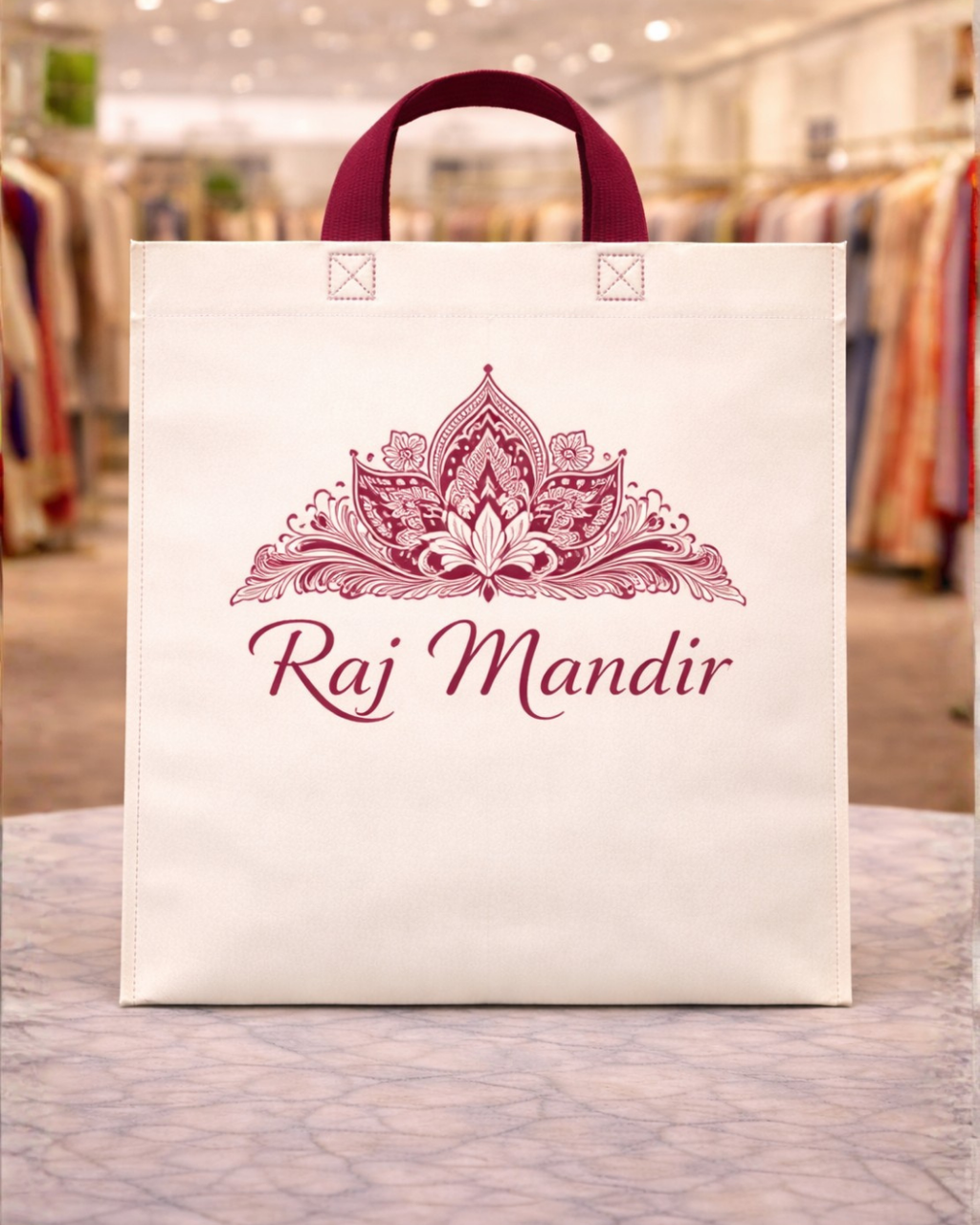 Nonwoven Loop Handle Bags | 16x19" | 80 GSM | MOQ 3000 pcs