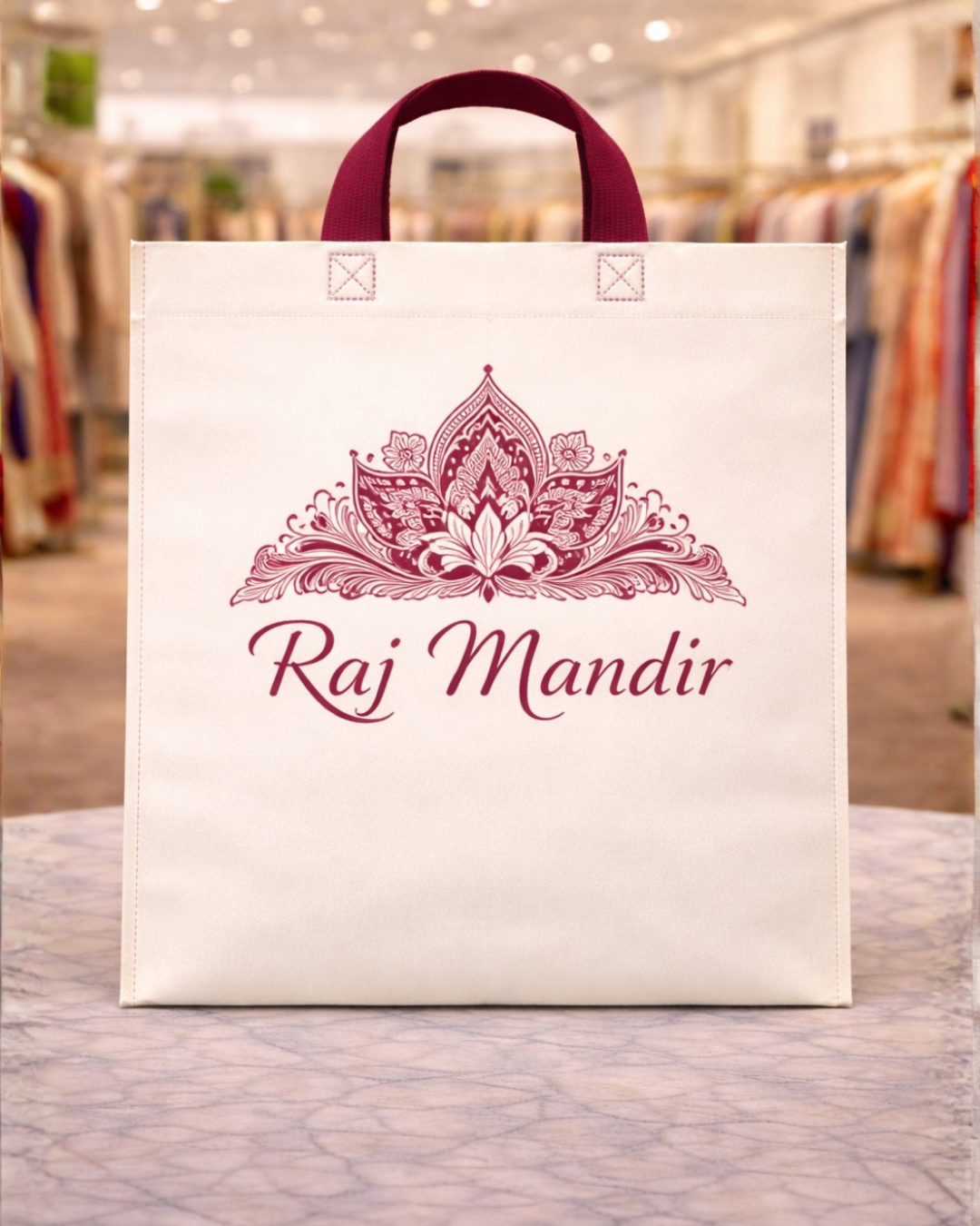 Nonwoven Loop Handle Bags | 16x19" | 80 GSM | MOQ 3000 pcs