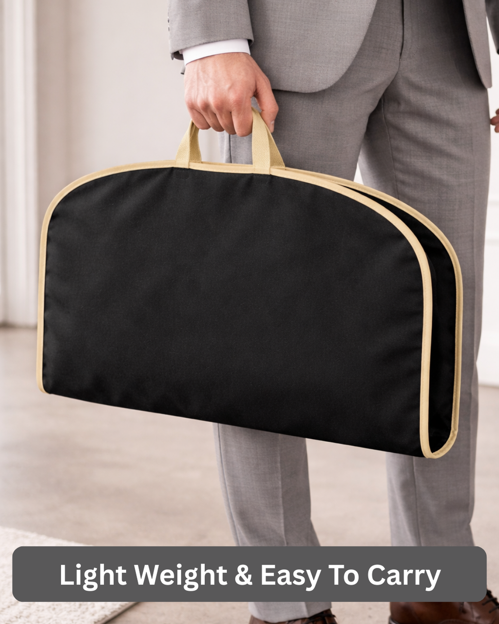 Suit Cover | 24x39" | 110 GSM Nonwoven Material | 360° Zipper | Transparent Window | Dust & Moisture