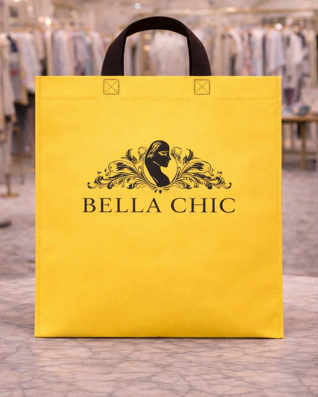 Nonwoven Loop Handle Bags | 16x19" | 80 GSM | MOQ 3000 pcs