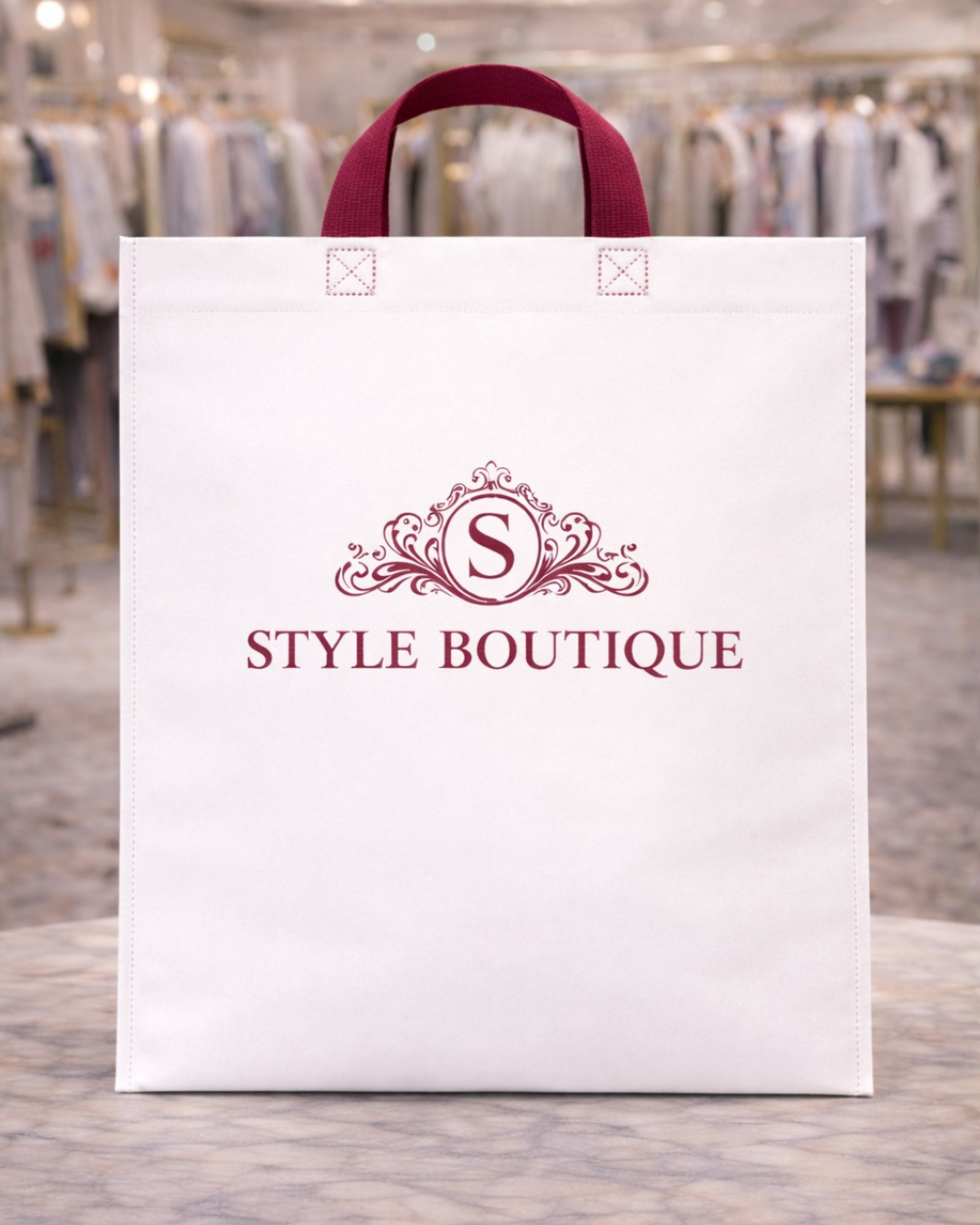 Nonwoven Loop Handle Bags | 14x19" | 80 GSM | MOQ 3000 pcs